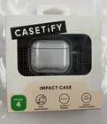 Casetify Impact For Airpods 4TH Gen Clear Supports Wireless Charging New. Price: $31.99.