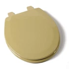 Comfort Seats C3B4R253 Deluxe Molded Wood Round Closed Front With Cover Open. Price: $18.03.
