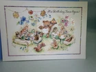 Vintage Hallmark Birthday Card Woodland Animals Tea Party Glitter Accents Usa Used. Price: $6.99.