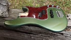 Green Fender American Performer Precision Bass Loaded Body Amber Tint Nitro Used. Price: $549.00.