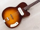 1961 Kay K5965 Pro Howlin' Wolf Vintage Hollowbody Bass Guitar Sunburst, Case Used. Price: $2899.99.