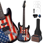 Leo Jaymz 39 Full Size Style Electric Guitar Starter Kit Ljgbk New. Price: $179.99.