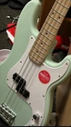 Squier Sonic Precision Bass Limited-edition Surf Green Used. Price: $204.13.