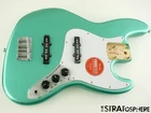 Fender Squier Affinity Active Jazz Bass, Loaded Body, Preamp Mystic Surf Green Open. Price: $251.99.