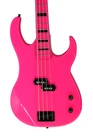 Dean Custom Zone 4-STRING Bass Guitar Fluorescent Pink Used. Price: $249.95.