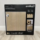 Artika Sonolok Wall Acoustic Panel Oak Finish Pack 15.5 Ft 1.4M2 And White Open. Price: $84.99.