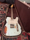 Nash T-63 Electric Guitar Sonic Blue Over Sunburst Heavy Relic + Ohsc Used. Price: $2295.00.