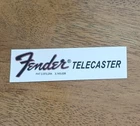 Fender Telecaster 1960'S 1970'S Style Waterslide Decal. Not Pre-cut New. Price: $6.00.