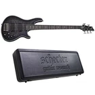 Schecter Hellraiser EXTREME-5 See-thru Black Satin Stbls 5-STRING Bass + Case New. Price: $1678.00.