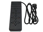 Insignia- 12-OUTLET/1-USB-C/1-USB 3,600 Joules Surge Protector Strip Black Used. Price: $29.99.
