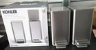 Kohler 6L Step Trash Can, 2-PACK 1806340 Open. Price: $49.99.