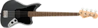 New- Fender Squier Affinity Series Jaguar Bass Guitar H, Charcoal Frost Metallic. Price: $349.99.