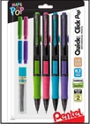 4-PACK Pentel Quick Click Pop Mechanical Pencil, (0.7MM) Medium 2B Lead & Eraser New. Price: $14.77.