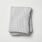Waffle Body Pillow Cover Light Gray - Casaluna : Cotton Zipper Closure, Machine Open. Price: $13.99.