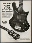 1977 Guild B-301 Bass Guitar Photo Vintage Print Ad Unspecified. Price: $9.99.