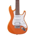 Mitchell TD100 Shortscale Electric Guitar Orange 3PLY White Pickguard New. Price: $149.99.