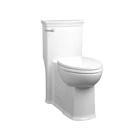 Wyatt 1-PIECE 1.28 Gpf Single Flush Elongated Toilet Canvas White Open. Price: $446.89.