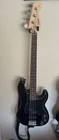 Squier Affinity Precision Bass 4-STRING Right-handed Electric Black Used. Price: $255.00.