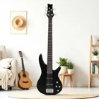 5-STRING Beginner P-style Electric Bass Guitar Set Full Size Jj Pickups Black New. Price: $136.99.