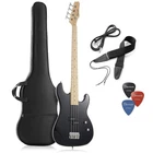 Davison Guitars 4 String Electric Bass Guitar, Black Full Size, New. Price: $172.99.