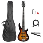 Glarry Gib Electric 5 Strings Bass Guitar Full Size Bag Strap & Connector Sunset New. Price: $146.42.
