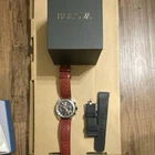 Bulova 98B127 Men Wristwatch With Box Additional Leather Band Pre-owned. Price: $115.00.