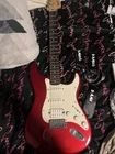 Squier Affinity Strat Hss Red 6-STRING Right-handed Guitar + Amp & Strap Open. Price: $525.00.