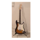 Squier Stratocaster Fender Right-hand 6-STRING Brown Sunburst 2013 With Stand Used. Price: $200.00.