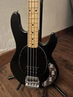 Ernie Ball Music Man Stingray 4 String Electric Bass Guitar Black Maple Used. Price: $2000.00.