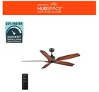 Home Decorators 60 In. Sirrine Indoor/outdoor Matte Black Smart Ceiling Fan New. Price: $175.00.