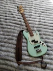 Limited Edition Player Mustang Bass Pj, Surf Green Used. Price: $675.00.