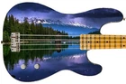 Guitar Axe Wrap Re-skin Electric Bass Body Lake Forest Mountain Magic 1583 New. Price: $59.95.