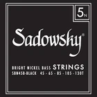 Sadowsky SBN45B-1 Black Label Nickel Bass Guitar Strings; Gauges 45-130 New. Price: $41.99.