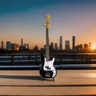 Oscar Schmidt Washburn OB25 B-a Electric Bass 4 String Right Handed Guitar B&w Used. Price: $213.77.