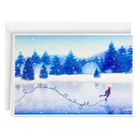 Hallmark Boxed Holiday Cards, Ice Skating (40 With Envelopes) New. Price: $17.74.