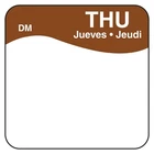 Daymark Of Week Dissolvable Label Thursday 1X1 Inch Food Rotation Roll 500 New. Price: $22.87.
