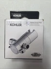 Kohler Awaken Shower Arm Diverter Cradle Polished Chrome In Box 98770-CP Open. Price: $29.99.