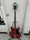 Vintage 1969 Epiphone EA-260 Bass Cherry Red Hollowbody Matsumoku Japan Rare Used. Price: $1020.00.