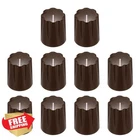 Meccanixity 10 Pc Brown Guitar Effect Pedal Knobs 5/8" Amp Bass New. Price: $13.99.