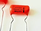 4X - .003UF 600V Mallory Orange Drop Film Bass Guitar/tone Stacks #240 New. Price: $13.99.